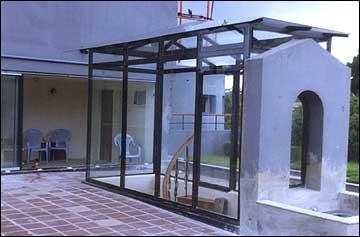 Structural Glazing on Terrace