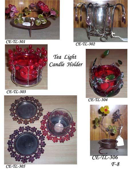 Tea light candle holder