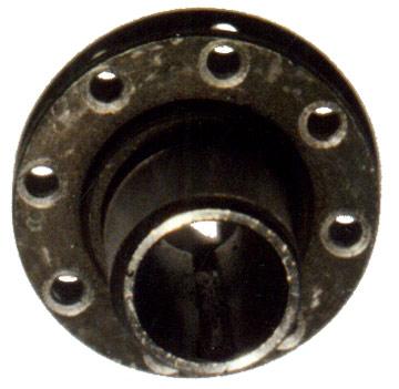 Auto Part - Steel 50mm Diameter 8-Hole Bolt Pattern | Black Coating 55HRC Hardness Corrosion Resistant Precise Engineering