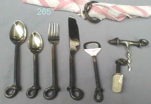 HAND FORGED STAINLESS STEEL FLATWARE