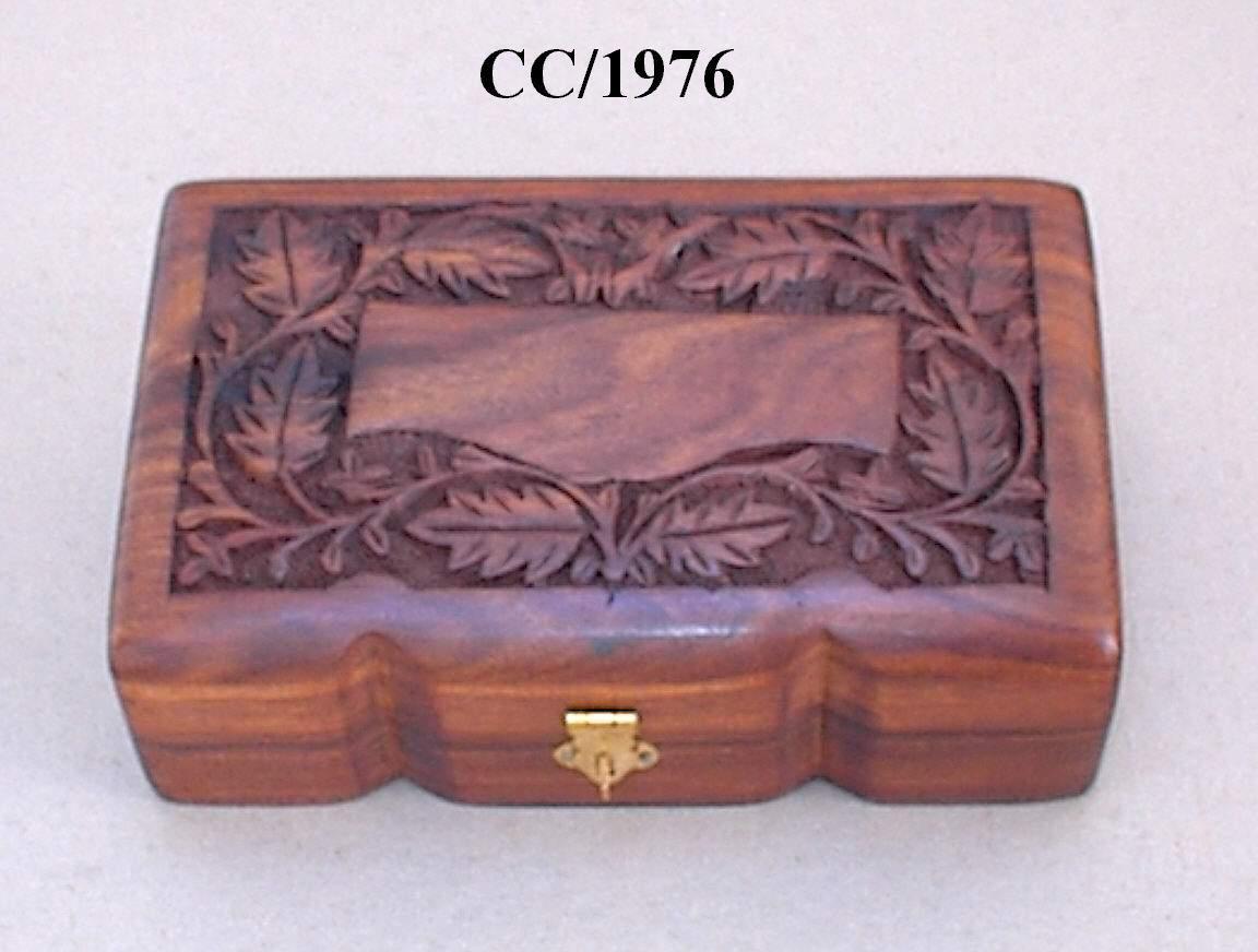 BOX CARVED 8X5"