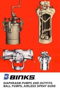 Pressure Feed Container - 9-450 Litres Capacity | L20 Air Motor, Paint Economizer, Top Feed Design, Diaphragm Pumps With 18:1, 45:1 Ratios