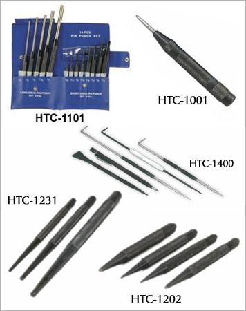 AUTO. CENTER PUNCHES PIN PUNCHES METAL SCRIBERS.