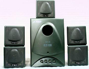 Woofer Speakers - Plastic Metal, 12x10x8 Inches, 50W | Wired Connectivity, Loud Sound, Deep Bass, Clear Audio, Durable Design