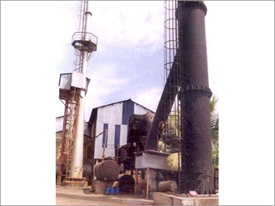 Chimney with Pollution Control Device