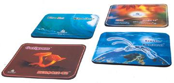 Printing - Rubber, 9x7 Inches, Blue | Customizable Prints, Durable Material, Mousepad Surface, Vibrant Colors, 3mm Thickness