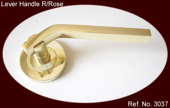 Lever Handle Round Rose