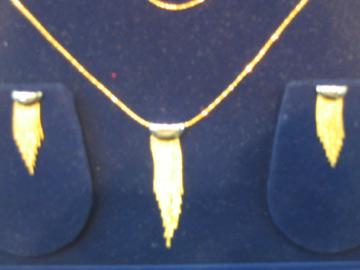 Chain Plane Neckless Set