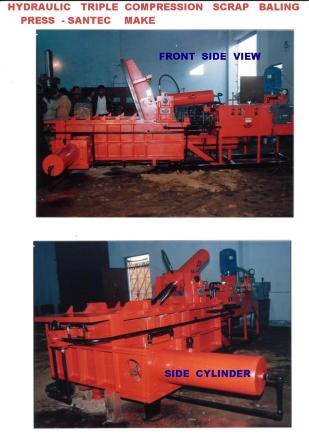 Triple Compression Scrap Balling Press