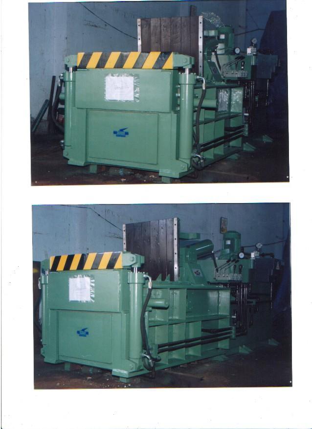 Double Compression Scrap Baling Press - Horizontal Type