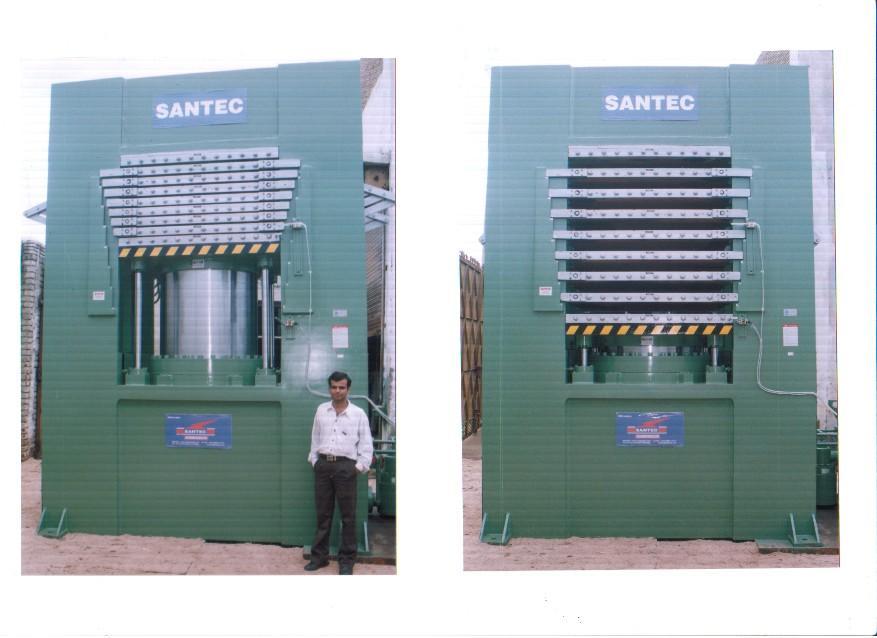 Multi Platens Hydraulic Compression Moulding Press with Side Levers