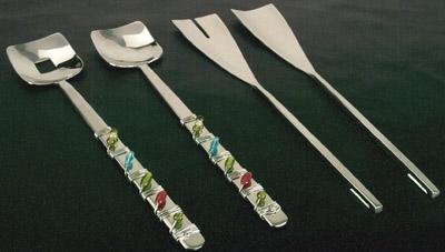 Cutlery - Stainless Steel, 8-12 Inches, Ceramic Handle | Elegant Design, Durable, Easy to Clean, Comfortable Grip