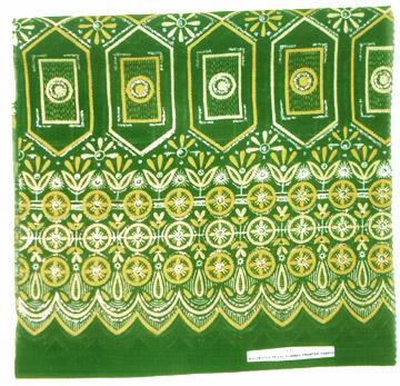 Polyester Rubber (Flok) Printed Fabrics/Sarees