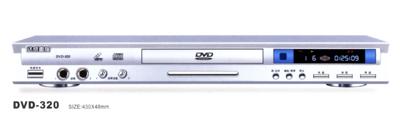 DVD Player - Plastic, 430x48mm | Multi-Region, HDMI, Stereo Audio, Remote Control, Progressive Scan