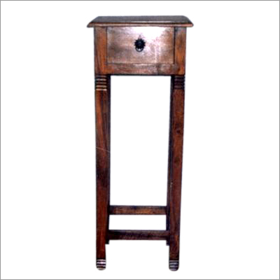 Tall Stool with Drawer