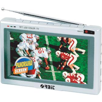 OR-9970CTV - 7" TFT LCD Monitor 20x3x13 cm, PAL/BG/I/DK TV System, 99 Channels, Remote Control, USB Input, Wide Viewing