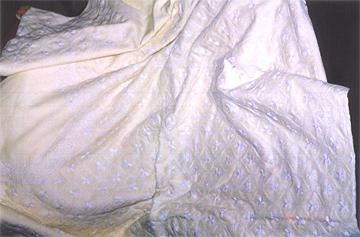 Chikan Bed Sheets and Embroidered Bed Linen.