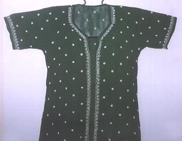 Chikan embroidered womens designer top