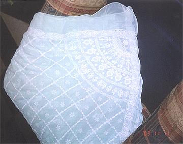 Chikan embroidered sarees