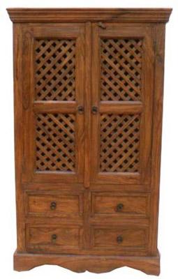Wooden Almirah with drawers