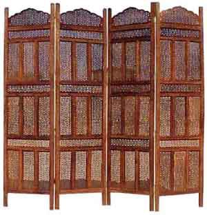 Wooden room divider Screen