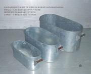 Galvanized Planters(tub shape)
