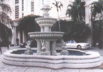 White Marble Fountains
