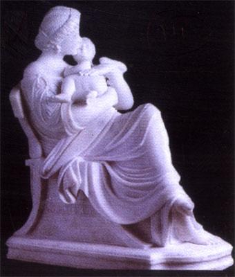 Marble Mother Statue
