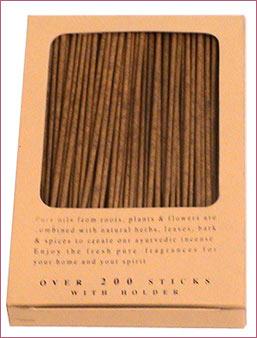 Pure Natural Agarbatti - Wood, 10x5x2 cm | Natural Aroma, Floral Scent, Stress Relief, Eco-Friendly, 20 Sticks