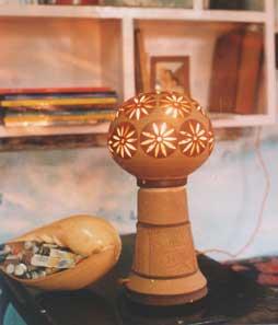Terracotta Table Lamp