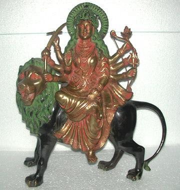 Brass Durga Mata