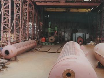 Boiler manufacturing shop
