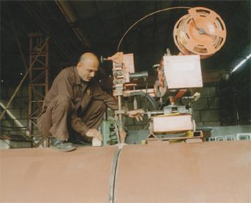 Drum shell welding