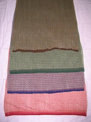 PLETTED DYED NET FABRIC