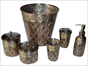 Crafted Metal Bucket & Boxes