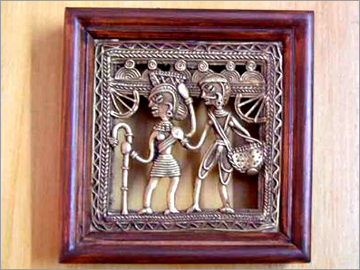 Hand crafted Brass Frames sculpted by Lost Wax method