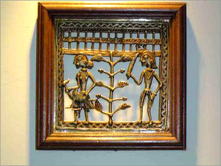 Brass Frame sculpted by Lost Wax method