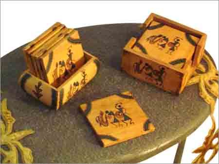 Warli Hand Painted Coasters