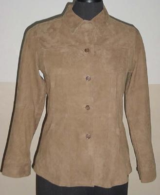 Ladies Shirt (Leather - Goat Suede)