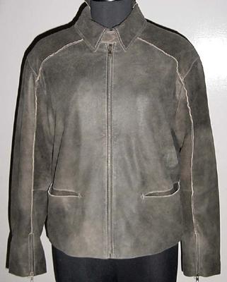 Ladies Jacket (Leather - Suede Crackle)