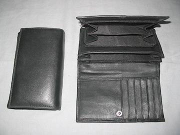 Purses - Leather, 4x8 Inches, Black | Snap Closure, Multiple Pockets, Compact Durable Design