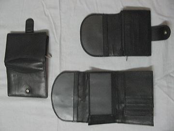 Purses & Wallets - Leather, 4x3x1 Inches, Black | Snap Closure, 6-10 Compartments, Organized Design