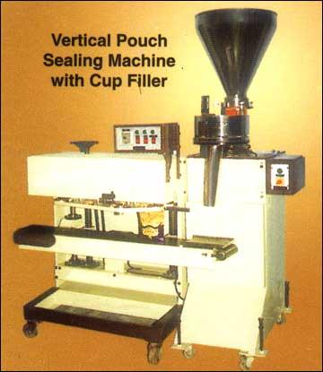 Pouch Sealing Machines (Band Sealer) with Filling Systems