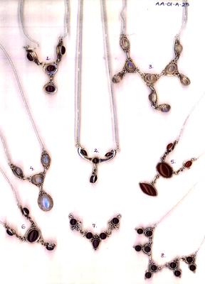 Necklaces Studded with Gemstones