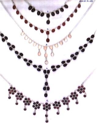 Necklaces Studded With Gemstones