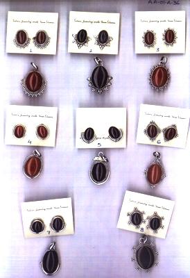 Pendants and Jewelleries with Gem Stones