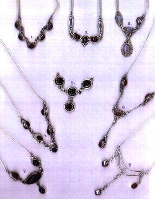 Necklaces Studded with Gem stones