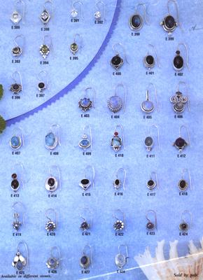 Ear Rings studded with Gem Stones