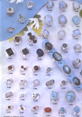 Ear Rings studded with Gem Stones