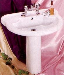 Aero Wash Basin with Pedestal